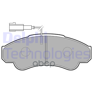 Колодки тормозные дисковые Delphi арт. LP1751