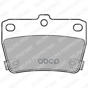 Колодки Тормозные Дисковые Delphi арт. LP1942