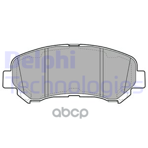 Колодки тормозные дисковые перед Delphi арт. LP2031