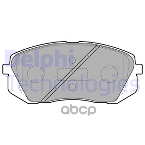 Колодки тормозные дисковые перед Delphi арт. LP2050