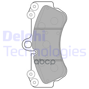 Колодки тормозные дисковые Delphi арт. LP2057