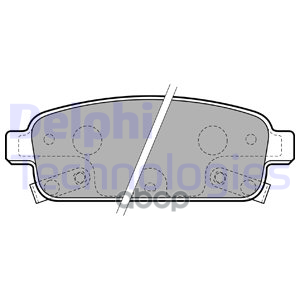 Колодки тормозные дисковые зад Delphi арт. LP2167