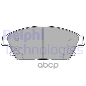 Колодки тормозные дисковые перед Delphi арт. LP2170