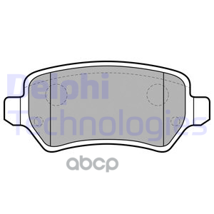 Колодки тормозные дисковые зад Delphi арт. LP2209