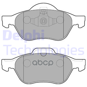 Колодки тормозные дисковые перед Delphi арт. LP2252