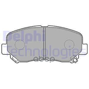 Колодки тормозные дисковые перед Delphi арт. LP2481