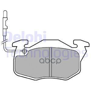 Колодки Тормозные Дисковые Delphi арт. LP490