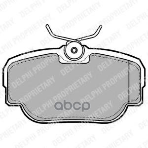 Колодки Задние Delphi Lp914 Delphi арт. LP914