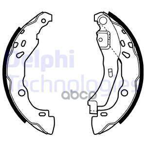 Колодки задние RENAULT CLIO II LS1929 Delphi арт. LS1929