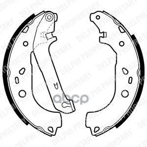 Колодки тормозные барабанные Delphi арт. LS1983