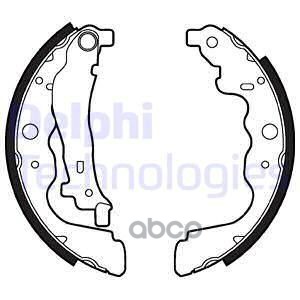 Колодки барабанные 228.6x42 Renault Logan Sandero Duster 1.4 1.6 1.5D 06> Delphi арт. LS2022
