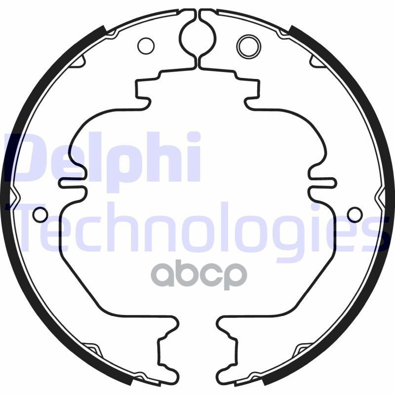 Колодки тормозные барабанные Delphi арт. LS2132