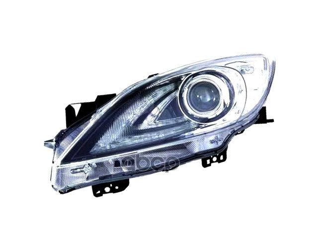 Фара Лев Mazda: 3 - 09-13 (Ксенон) С Рег.мотор Линзован Внутри Черн Depo арт. 216-1159LMLEHM2