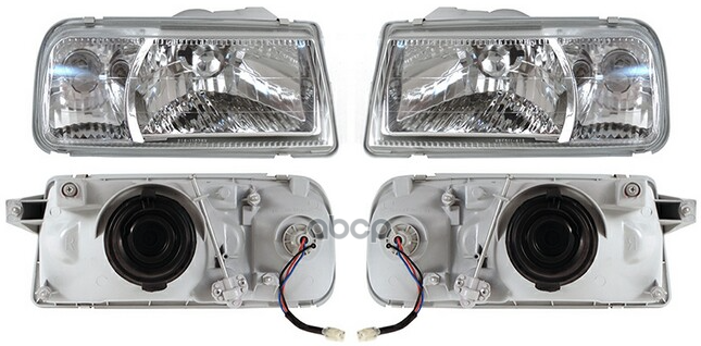 Фара Suzuki Escudo/Vitara 88-97 Lh+Rh Комплект, Хрусталь (Евросвет) Depo арт. 218-1107PXLD