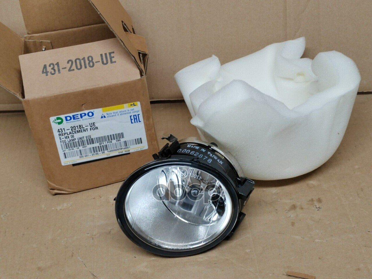 Фара Противотуманная Передн Лев Ford: S-Max 06- Depo арт. 431-2018L-UE