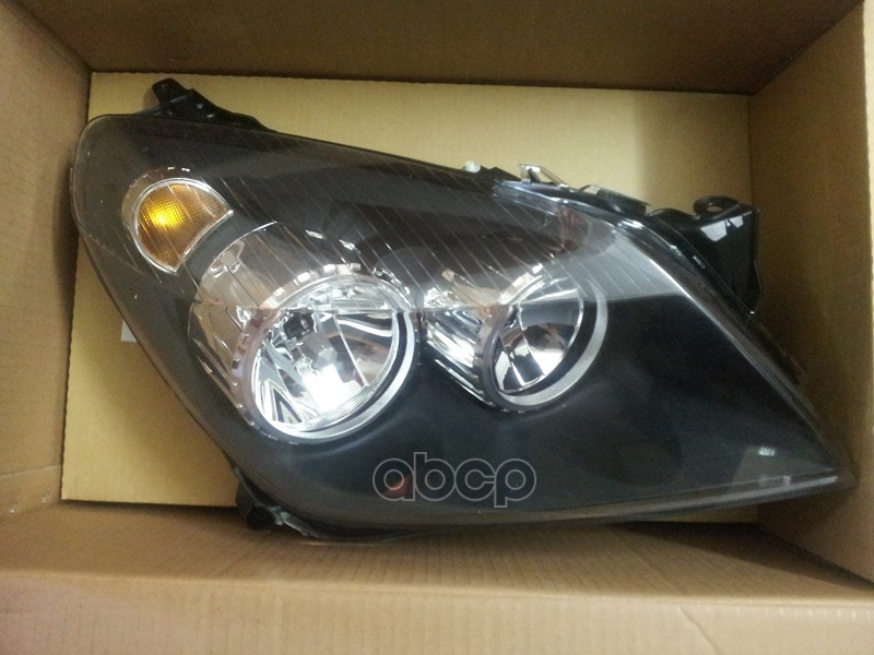 Фара правая черная под корректор -2006 OPEL ASTRA -H- 2004- / 442-1140R-LD-EM Depo арт. 442-1140R-LD-EM