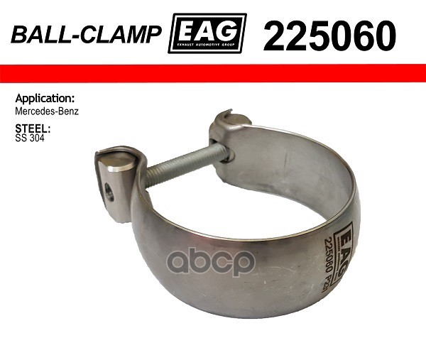 Хомут Глушителя Ball Clamp Ss304 EAG арт. 225060