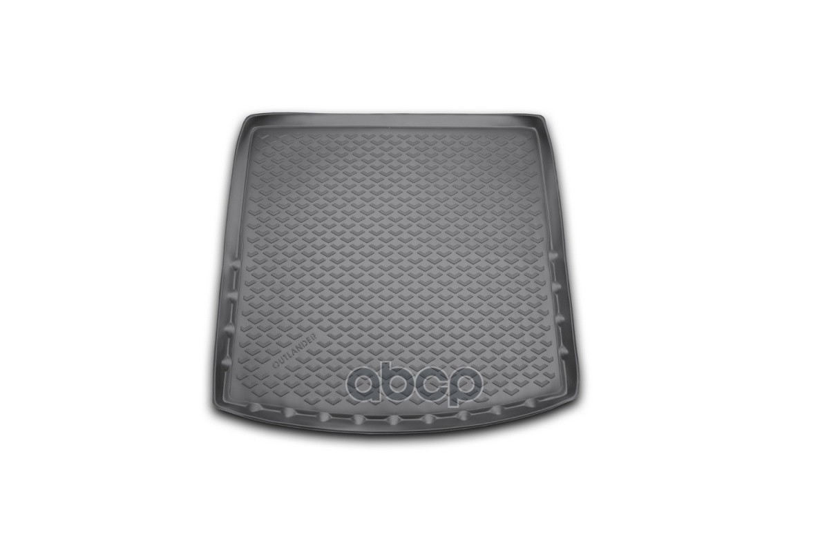 Коврик в багажник c органайзером MITSUBISHI Outlander, 2012-2014, 2014- кросс. (полиуретан) / Митсубиси Аутлендер ELEMENT арт...