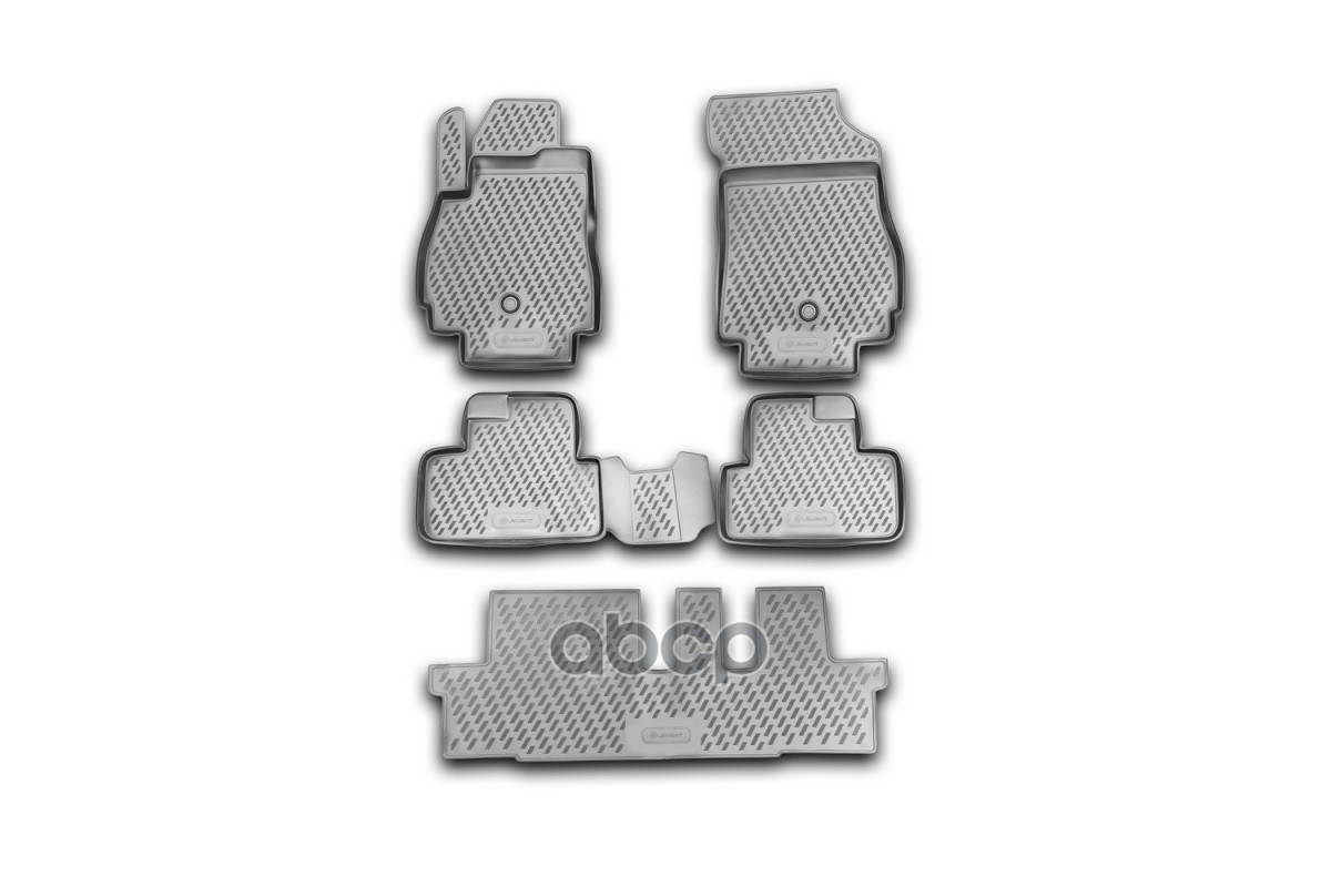 Коврики в салон для CHEVROLET Orlando (I), 2010-2018, 5 шт. (полиуретан) / Шевроле Орландо ELEMENT арт. CARCHV00017