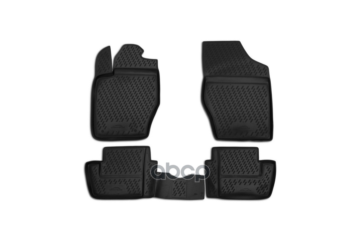 Коврики в салон CITROEN C4 01/2004-07/2008, 07/2008-, 4 шт. (полиуретан) / Ситроен С4 ELEMENT арт. CARCRN00011