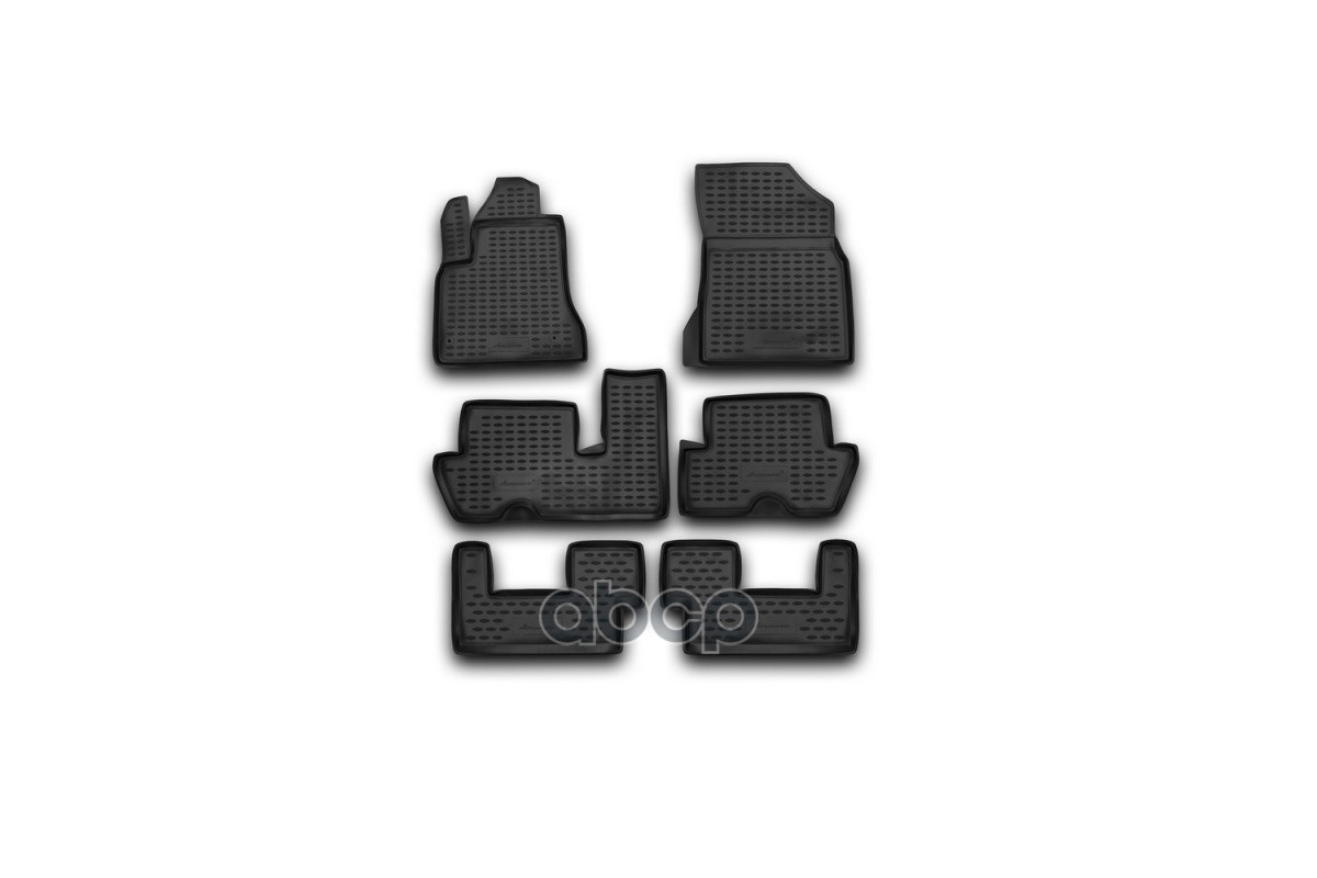 Коврики в салон подходят для CITROEN C4 Picasso, 01/2007-2013, 4 шт. (полиуретан) / Ситроен C4 Пикассо ELEMENT арт. CARCRN00013