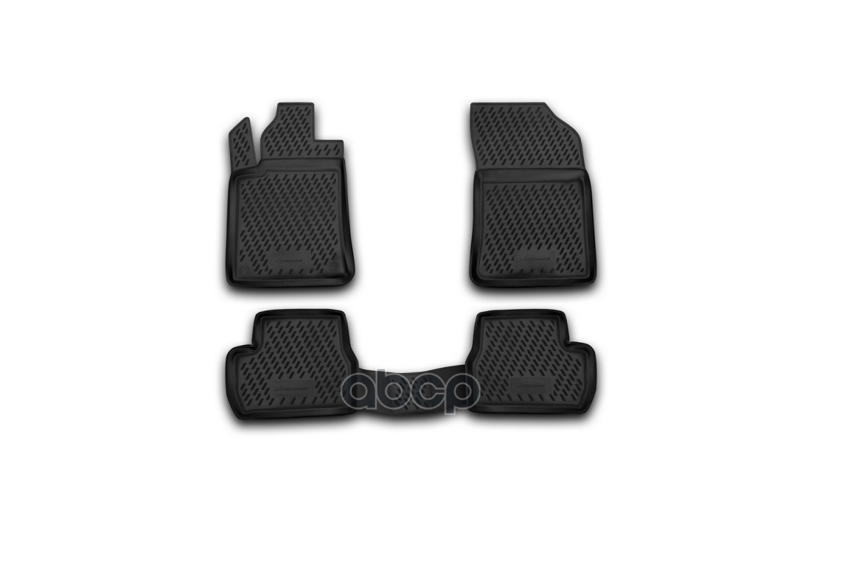 Коврики в салон CITROEN C3 01/2010-, 4 шт. (полиуретан) / Ситроен С3 ELEMENT арт. CARCRN00031
