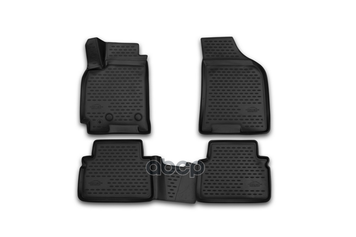 Коврики 3D в салон DAEWOO Gentra, 2013- 4 шт. (полиуретан) / Деу Джентра ELEMENT арт. CARDAE10001