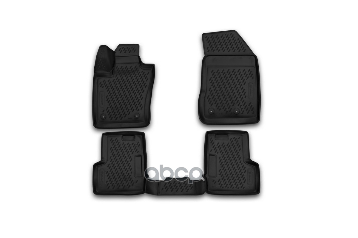 Коврики 3D в салон JEEP Renegade, 2015 -, 4 шт. (полиуретан) / Джип Ренегейт ELEMENT арт. CARJEP00013