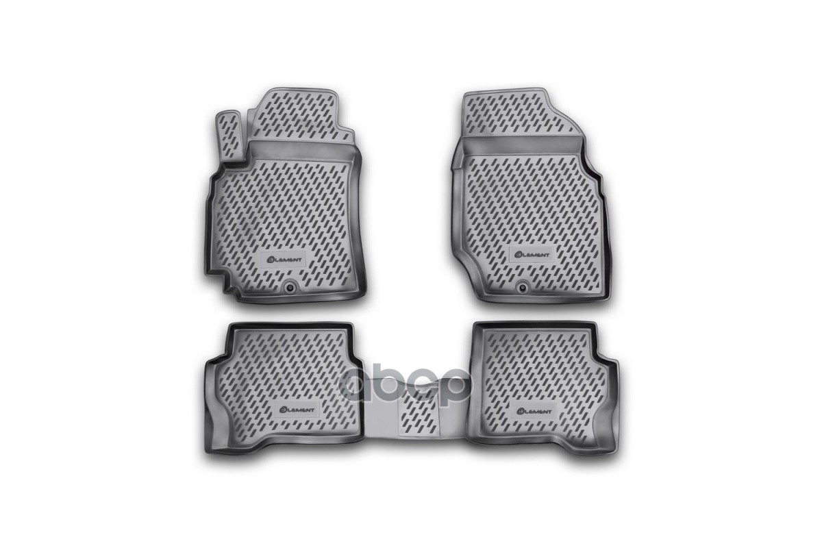 Коврики в салон NISSAN Almera Classic 2006-, 4 шт. (полиуретан) / Ниссан Альмера ELEMENT арт. CARNIS00001