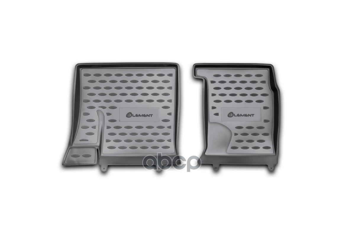 Коврики в салон NISSAN Qashqai +2, 2008-2014 3-й ряд 2 шт. (полиуретан) / Ниссан Кашкай ELEMENT арт. CARNIS10053