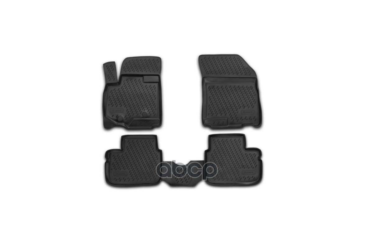 Коврики в салон SUZUKI SX4, 2010 - 2013, 4 шт. (полиуретан) / Сузуки Сх4 ELEMENT арт. CARSZK00003