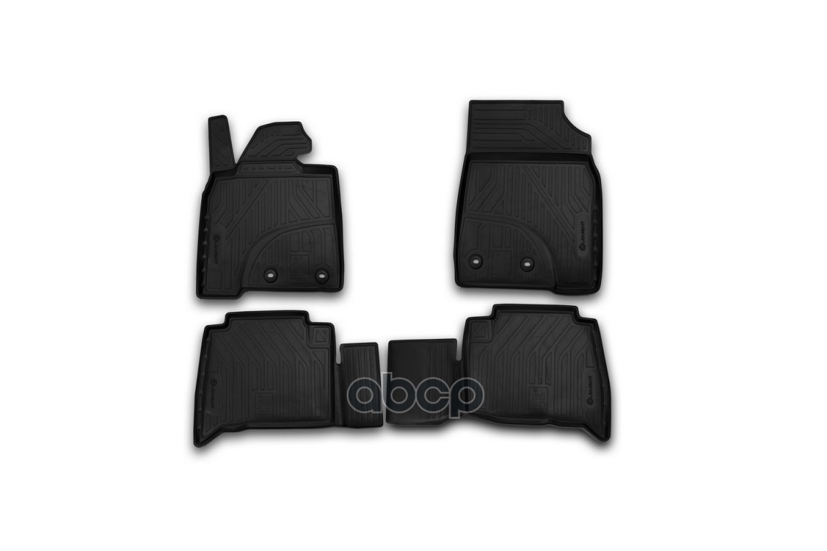 Коврики в салон TOYOTA LC200, 2015-, 4 шт. (полиуретан) / Тойота Ленд крузер ELEMENT арт. CARTYT00011