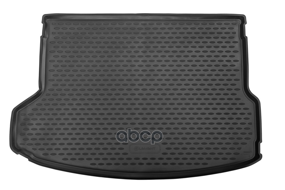 Коврик в багажник для KIA Seltos 2020-, 2WD/4WD с сабвуфером, Внедорожник 5 дв., 1шт. (полиуретан) / Киа Селтос ELEMENT арт. ...