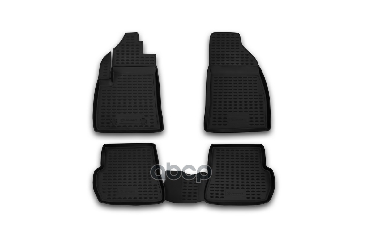 Коврики в салон FORD Fusion 09/2002-, Fiesta 2002-2008, 4 шт. (полиуретан) / Форд Фьюжн ELEMENT арт. ELEMENT1667210k