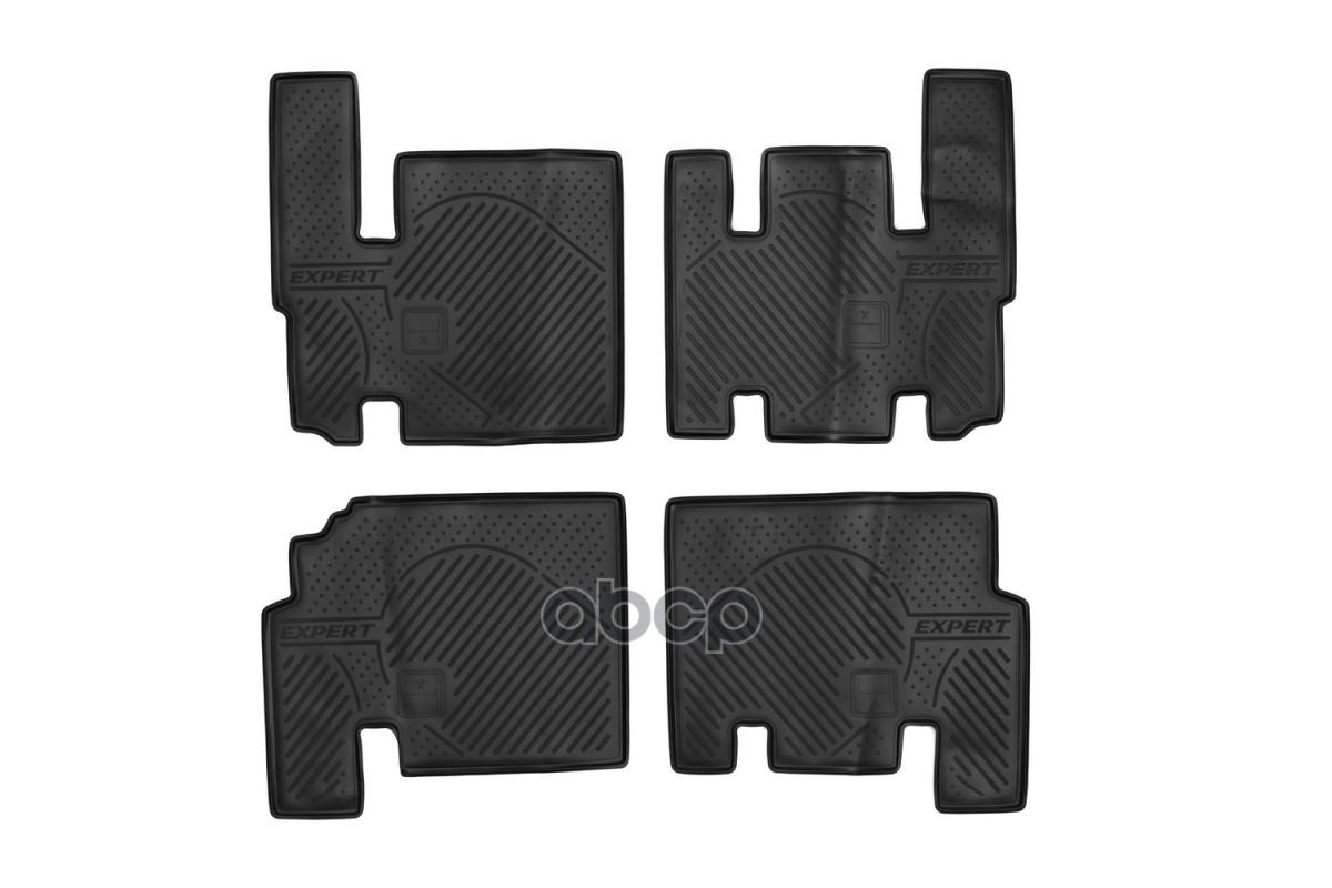 Коврики В Салон Peugeot Expert, 2013- 4 Шт. Задних, Мв. (Полиуретан) / Пежо Експерт ELEMENT арт. ELEMENT3826210