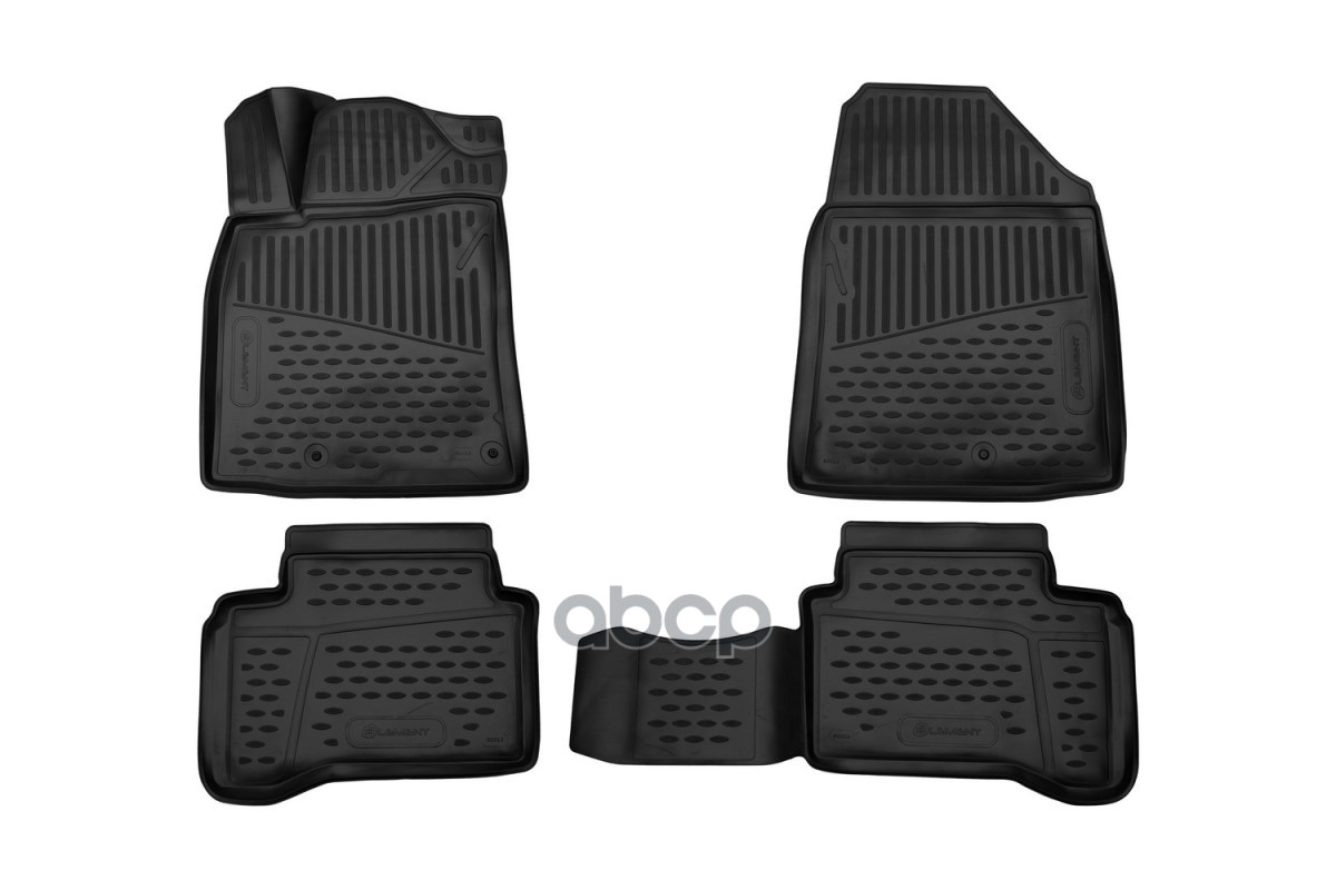 Коврики 3D в салон для HYUNDAI Ioniq, AE, 2017- лифтбек, Европа, 4шт. (полиуретан) / Хендай Ионик ELEMENT арт. ELEMENT3D02212210