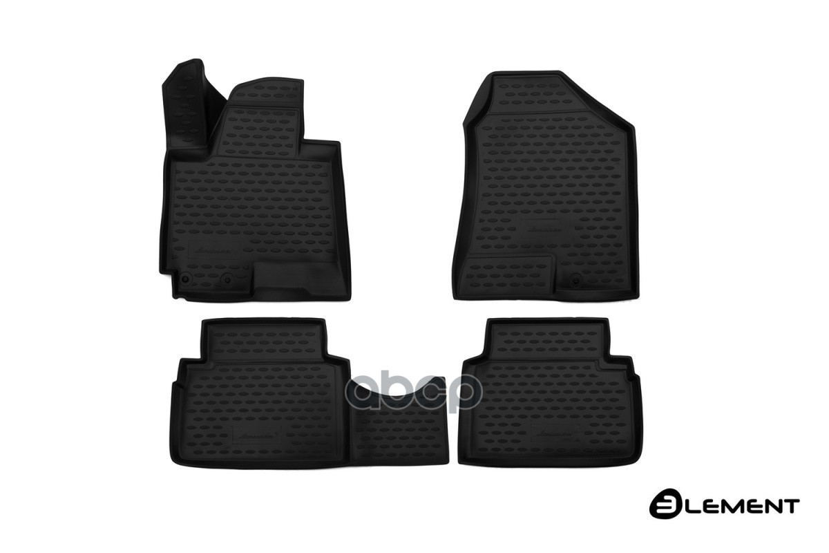 Коврики 3D в салон Jac S5, 2017-, 4 шт. (полиуретан) / Джак С5 Игл ELEMENT арт. ELEMENT3D10502210