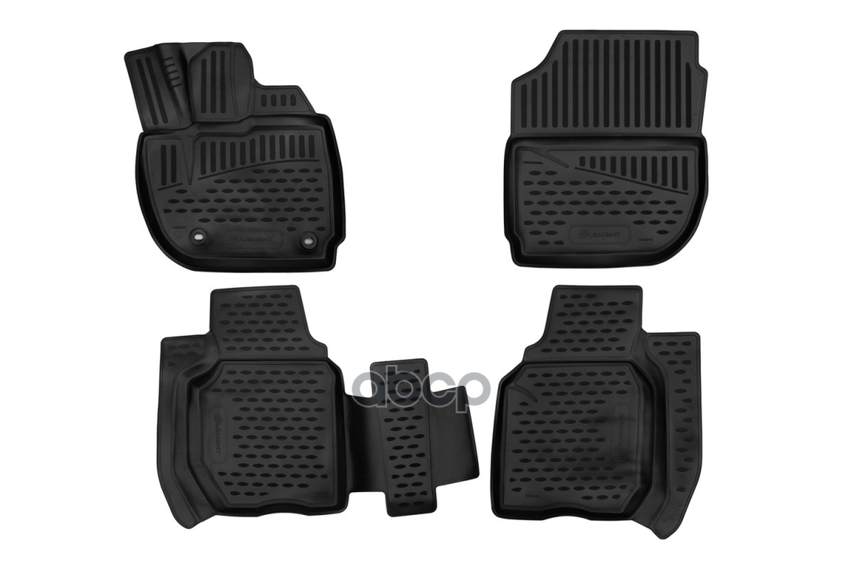 Коврики 3D в салон для HONDA Fit (III, IIIr) 2013-2021, правый руль хб., 4 шт. (полиуретан) / Хонда Фит ELEMENT арт. ELEMENT3...