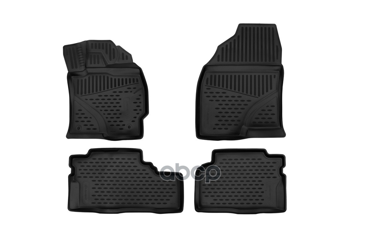 Коврики 3D в салон для TOYOTA Prius Alpha, 2012-н.в., правый руль 4 шт. (полиуретан) / Тойота Приус альфа ELEMENT арт. ELEMEN...