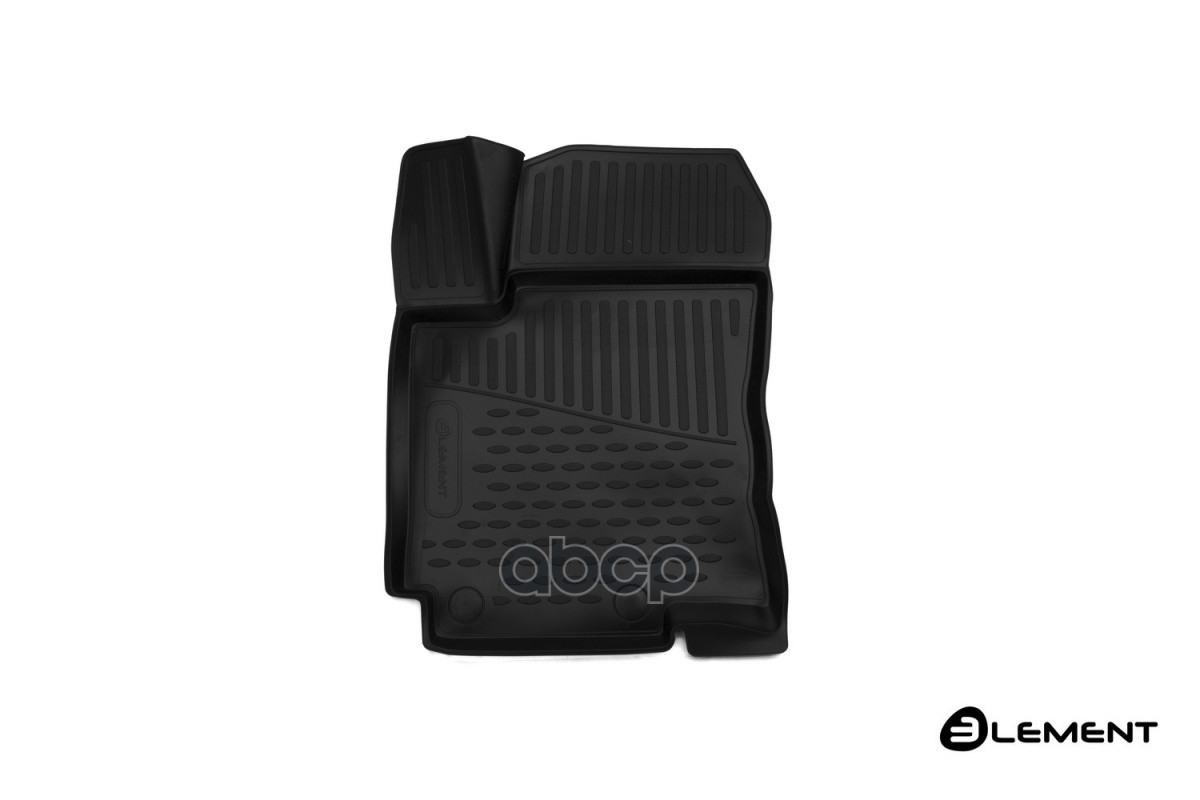Коврик 3D в салон для KIA Rio (III, IIIr), 2011-2017, передний левый, хб., 1 шт. (полиурета / Киа Рио ELEMENT арт. ELEMENT3D2...