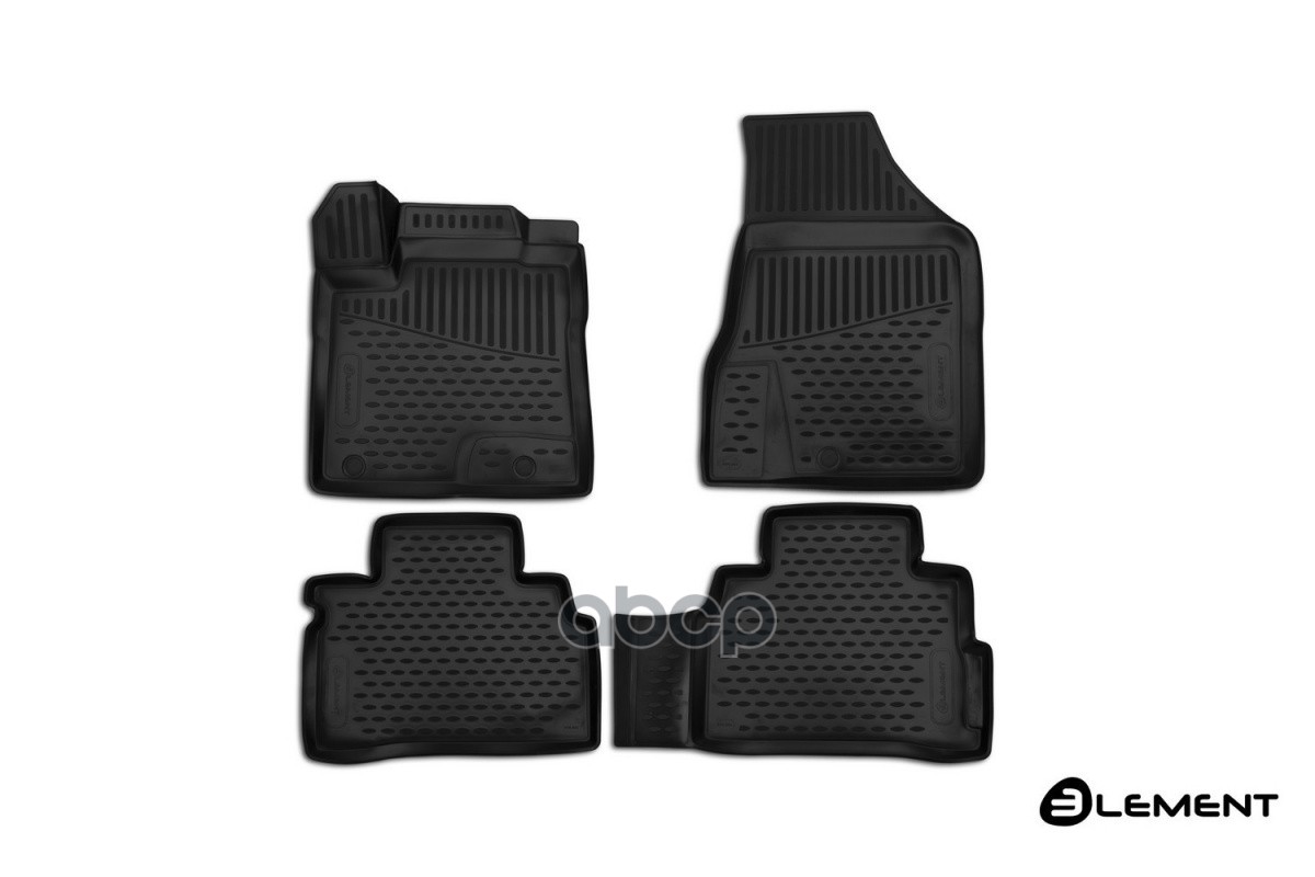 Коврики 3D в салон NISSAN Murano, 2016-, 4 шт. (полиуретан) / Ниссан Мурано ELEMENT арт. ELEMENT3D3661210k