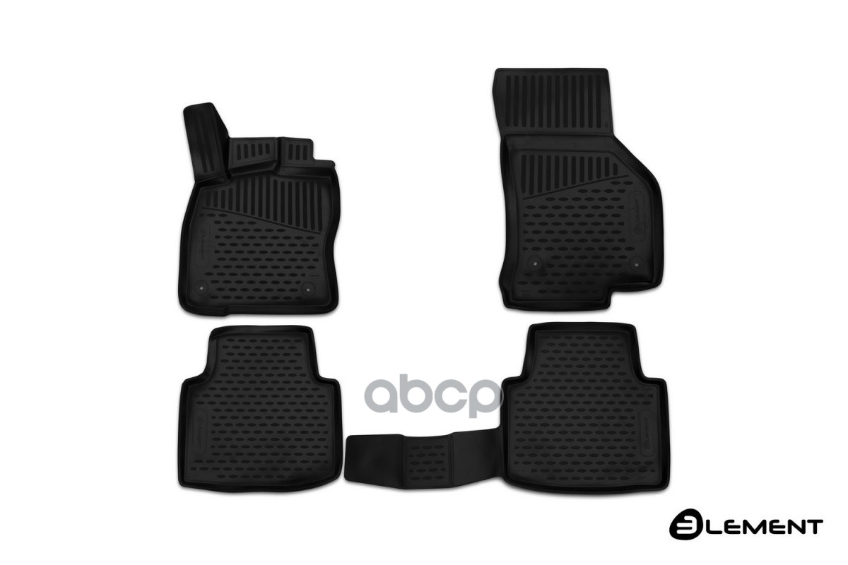 Коврики 3D в салон SKODA Superb, 2015-, 4 шт. (полиуретан) / Шкода Суперб ELEMENT арт. ELEMENT3D4517210k