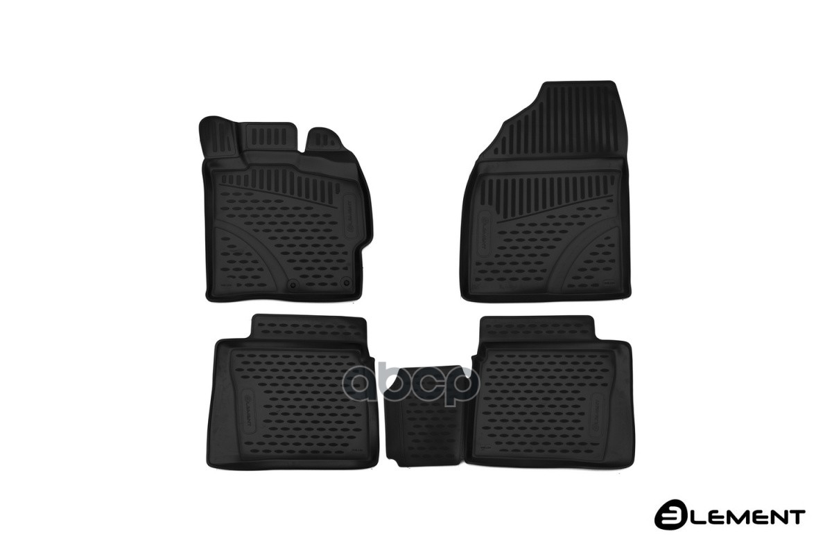 Коврики 3D в салон TOYOTA Prius 30, 2009-2015, правый руль, 4 шт. (полиуретан) / Тойота Приус ELEMENT арт. ELEMENT3D48134210