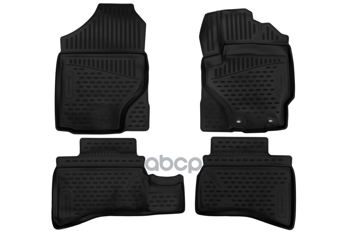 Коврики 3D в салон TOYOTA Aqua (P10), 2011-2014, х/б, правый руль, 4 шт. (полиуретан) / Тойота Аква ELEMENT арт. ELEMENT3D481...