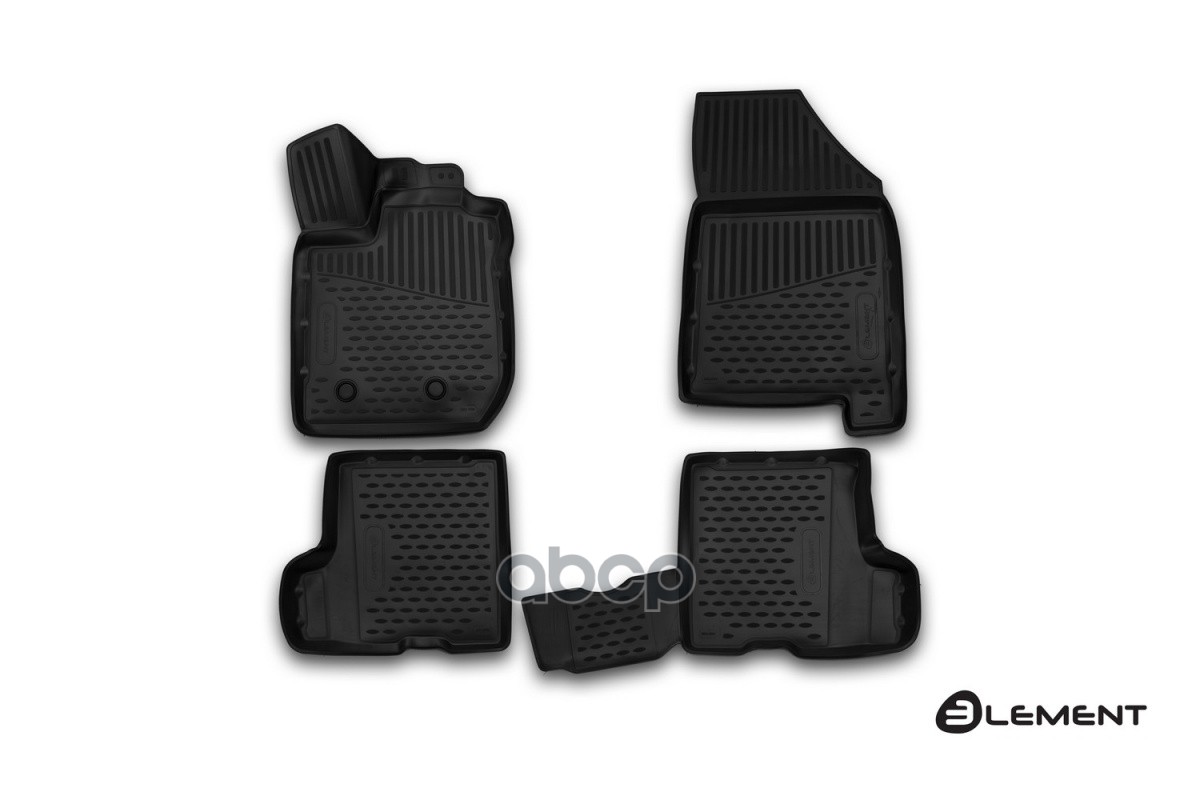 Коврики 3D в салон LADA Xray, 2015-, (компл. с ящиком), 4 шт. (полиуретан) / Лада Иксрей ELEMENT арт. ELEMENT3D5238210k