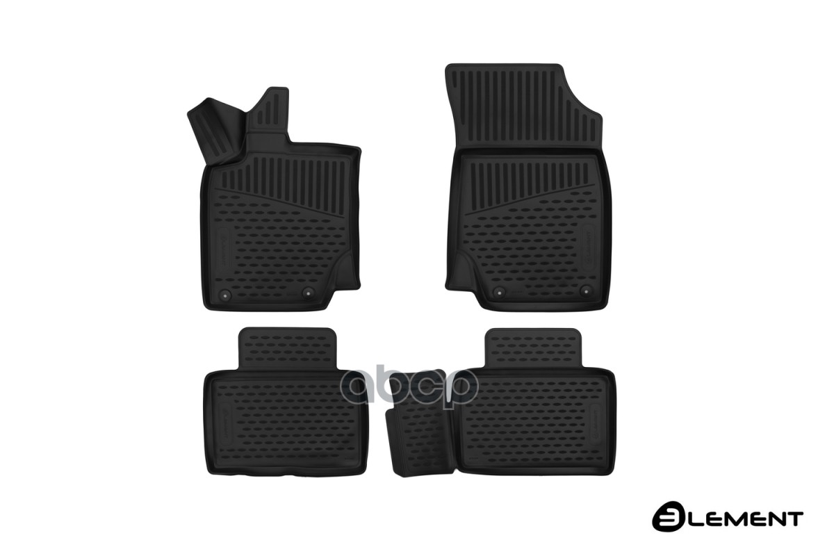 Коврики 3D в салон для GEELY Atlas (I (NL-3)), 2016-2022, 4шт. (полиуретан) / Джили Атлас ELEMENT арт. ELEMENT3D7518210k