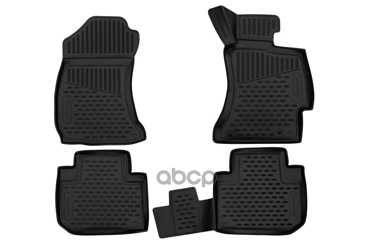 Коврики 3D в салон для SUBARU Forester, 2012 -н.в.2018, правый руль 4 шт. (полиуретан) / Субару Форестер ELEMENT арт. ELEMENT...