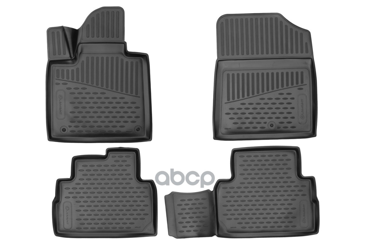 Коврики 3D в салон для HYUNDAI Santa Fe, 2021-, 5 мест, Внед., 4шт. / Хендай Санта Фе ELEMENT арт. ELEMENT3DA0N169210
