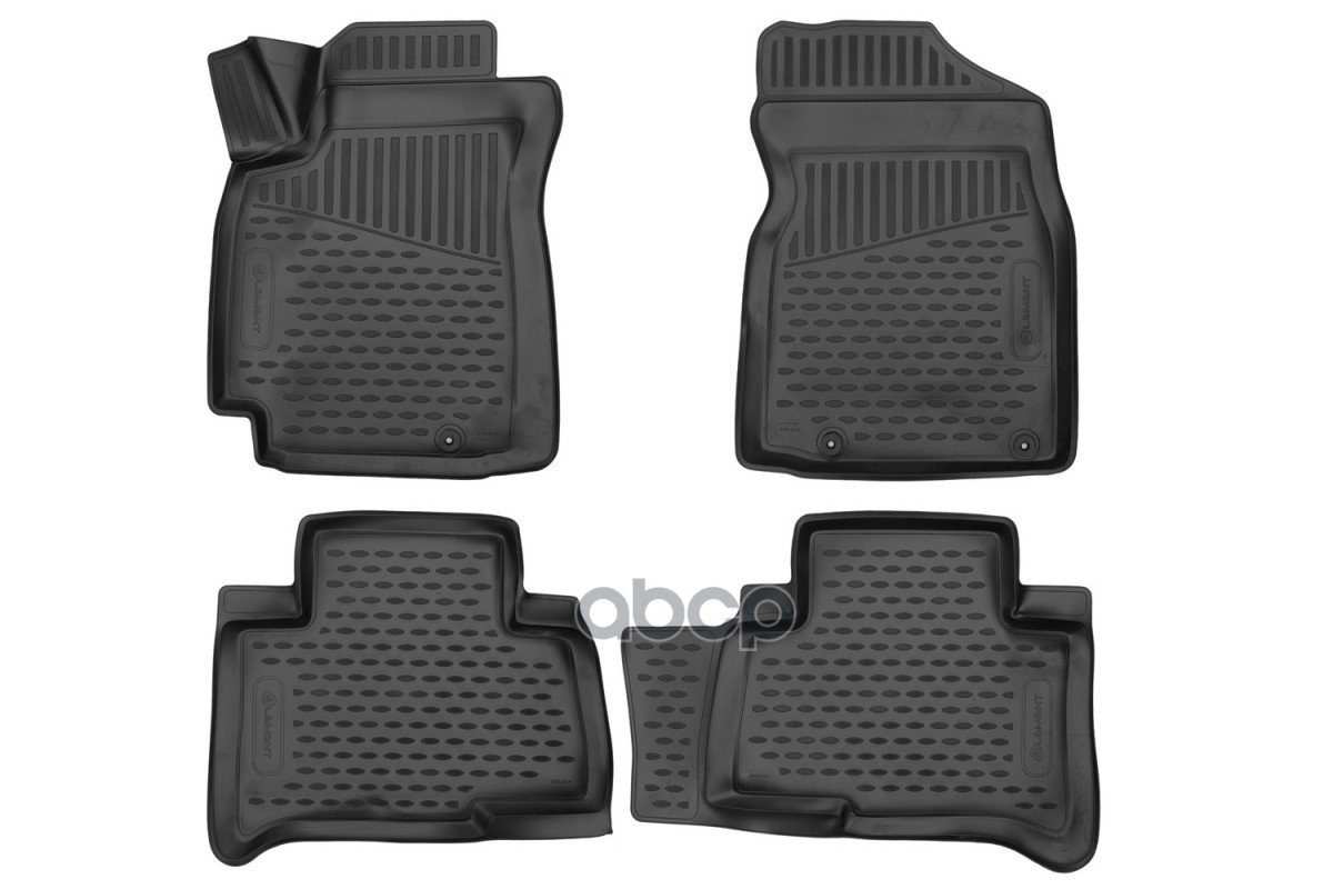 Коврики 3D в салон для GEELY Emgrand X7, 2018- , 4шт. (полиуретан) / Джили Эмгранд x7 ELEMENT арт. ELEMENT3DA11612210k
