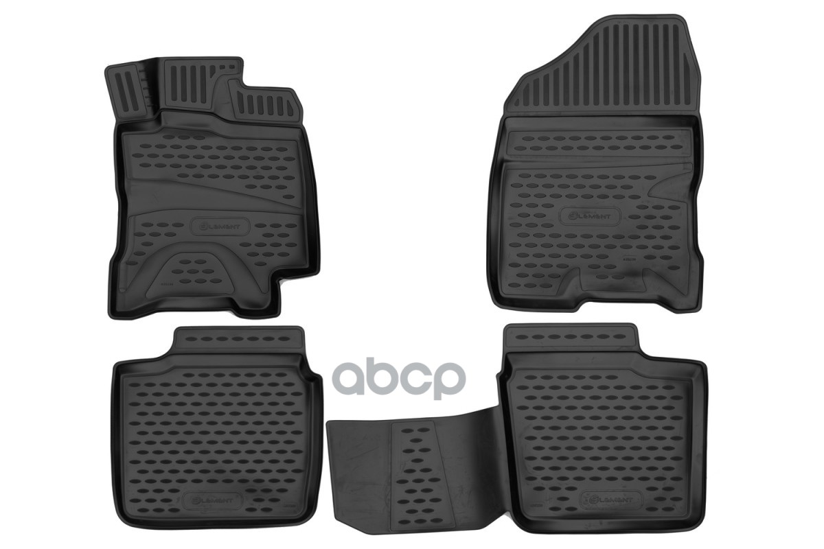 Коврики 3D в салон для TOYOTA Allion T260 рестайлинг 2010 -н.в.правый руль, 4шт. (полиуретан) / Тойота Алион ELEMENT арт. ELE...